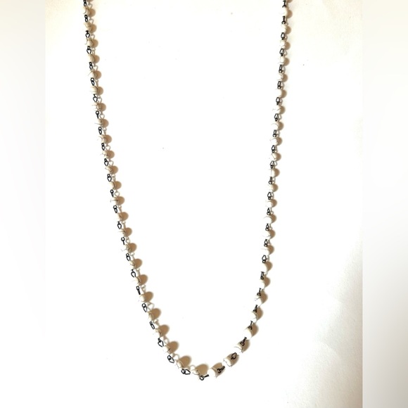 LONG 36" /Prayer Meditation Long Necklace w Brown Leather Tassel Accessible - Picture 8 of 8